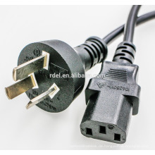 Argentinien IRAM AC Netzkabel 10A 250 VDE-Kabel H05VV-F 3G0,75 / 1,0 / 1,5 mm2 AC-Leistung